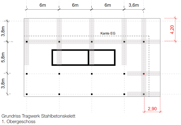 BAU.DE / BAU-Forum: 1. Bild zu Frage "Stahlbetonskelettbau mit Auskragung: Statik, Ausführung & Kosten für Bürobau?" im BAU-Forum "Architekt / Architektur" BAU.DE / BAU-Forum: 1. Bild zu Frage "Stahlbetonskelettbau mit Auskragung: Statik, Ausführung & Kosten für Bürobau?" im BAU-Forum "Architekt / Architektur"