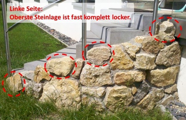 BAU.DE / BAU-Forum: 3. Bild zu Frage "Naturstein-Verschalung sanieren: Ursachen lockerer Steine, Mörtel-Analyse & Kosten?" im BAU-Forum "Rund um den Garten" BAU.DE / BAU-Forum: 3. Bild zu Frage "Naturstein-Verschalung sanieren: Ursachen lockerer Steine, Mörtel-Analyse & Kosten?" im BAU-Forum "Rund um den Garten"