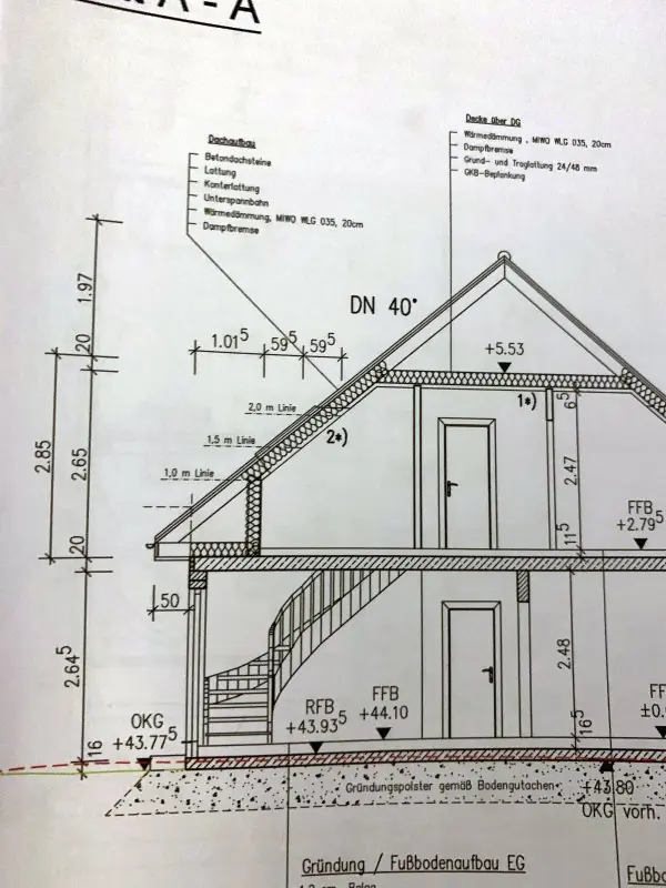BAU.DE / BAU-Forum: 1. Bild zu Frage "Kniestockhöhe Neubau: Abweichungen vom Bauantrag – Was tun bei Messfehlern?" im BAU-Forum "Neubau" BAU.DE / BAU-Forum: 1. Bild zu Frage "Kniestockhöhe Neubau: Abweichungen vom Bauantrag – Was tun bei Messfehlern?" im BAU-Forum "Neubau"