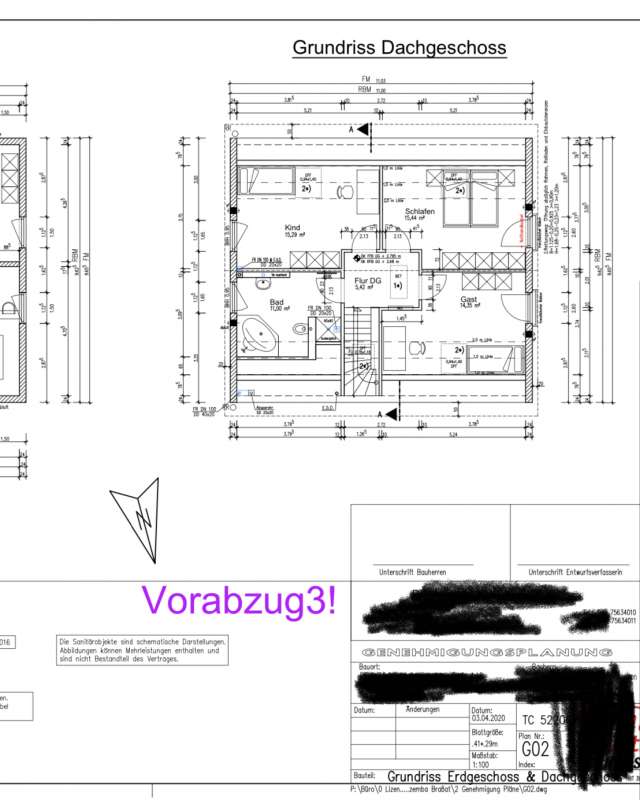 BAU.DE / BAU-Forum: 2. Bild zu Frage "Kniestockhöhe Neubau: Abweichungen vom Bauantrag – Was tun bei Messfehlern?" im BAU-Forum "Neubau" BAU.DE / BAU-Forum: 2. Bild zu Frage "Kniestockhöhe Neubau: Abweichungen vom Bauantrag – Was tun bei Messfehlern?" im BAU-Forum "Neubau"
