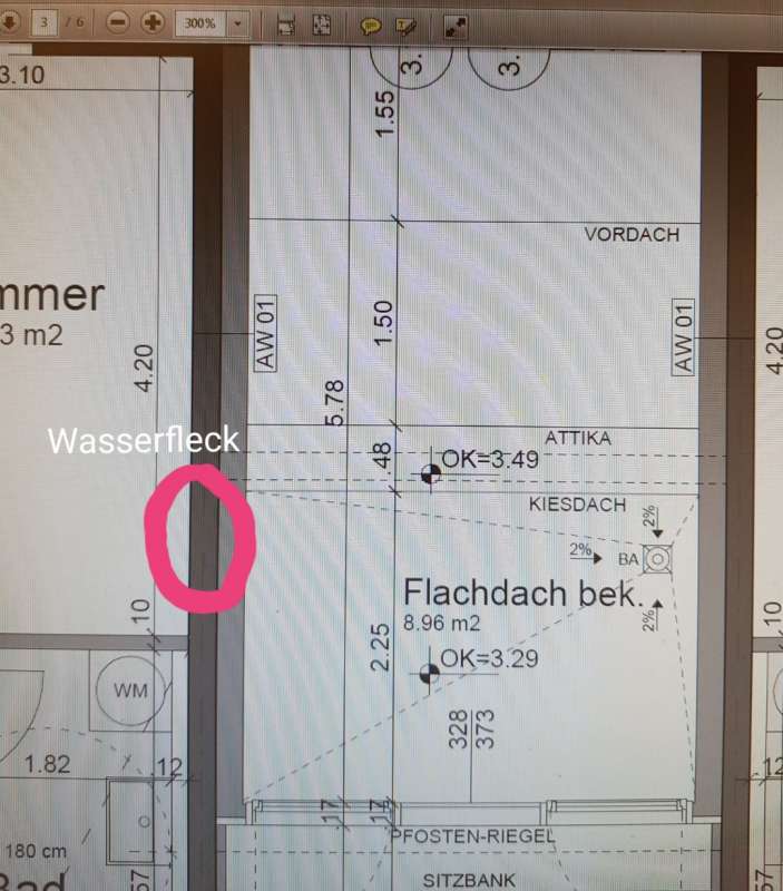 BAU.DE / BAU-Forum: 2. Bild zu Antwort "Vordach Entwässerung: Notüberlauf bei Eigentum – Bilder!" auf die Frage "Gann Hydromette BL Compact B: Messwerte bei Stahlbeton – Interpretation und Folgemaßnahmen?" im BAU-Forum "Das richtige Werkzeug" BAU.DE / BAU-Forum: 2. Bild zu Antwort "Vordach Entwässerung: Notüberlauf bei Eigentum – Bilder!" auf die Frage "Gann Hydromette BL Compact B: Messwerte bei Stahlbeton – Interpretation und Folgemaßnahmen?" im BAU-Forum "Das richtige Werkzeug"
