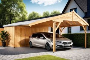 Stellplatz für das Auto - welche Vorteile bieten Garagen und Carports? - Bild: BauKI / BAU.DE