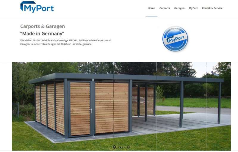 Bild von MyPort GmbH - Carports und Garagen Bild von MyPort GmbH - Carports und Garagen