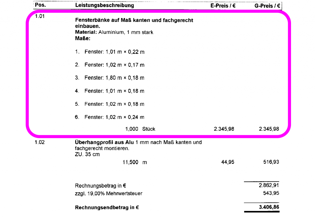 BAU-Forumsbeitrag: Fensterbänke: Qualität und Kosten im Neubau BAU-Forumsbeitrag: Fensterbänke: Qualität und Kosten im Neubau