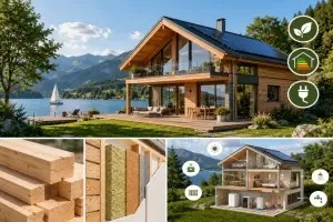 Nachhaltige Ferienimmobilien: Warum Holzbauweise, Dämmung und Energieeffizienz an Bedeutung gewinnen - Bild: BauKI / BAU.DE Nachhaltige Ferienimmobilien: Warum Holzbauweise, Dämmung und Energieeffizienz an Bedeutung gewinnen - Bild: BauKI / BAU.DE