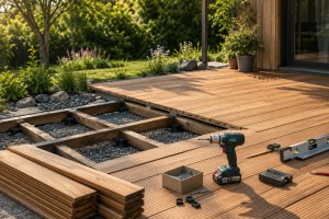 Holzterrasse selber bauen: Was wirklich zählt, bevor die erste Diele liegt - Bild: BauKI / BAU.DE Holzterrasse selber bauen: Was wirklich zählt, bevor die erste Diele liegt - Bild: BauKI / BAU.DE