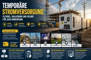 Temporäre Stromversorgung: Flexibel, skalierbar und sicher für jede Anwendung - Bild: BauKI / BAU.DE Temporäre Stromversorgung: Flexibel, skalierbar und sicher für jede Anwendung - Bild: BauKI / BAU.DE