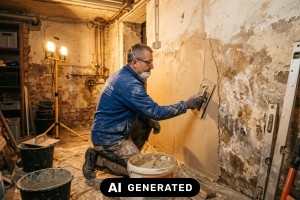 Was kostet die Kellersanierung? Ein umfassender Kostenleitfaden 2026 für Düsseldorf und Umgebung - Bild: KI-generiert / BAU.DE Was kostet die Kellersanierung? Ein umfassender Kostenleitfaden 2026 für Düsseldorf und Umgebung - Bild: KI-generiert / BAU.DE