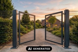 Die besten Anbieter für Gartenzäune und Doppelstabmatten im Vergleich - Bild: KI-generiert / BAU.DE Die besten Anbieter für Gartenzäune und Doppelstabmatten im Vergleich - Bild: KI-generiert / BAU.DE